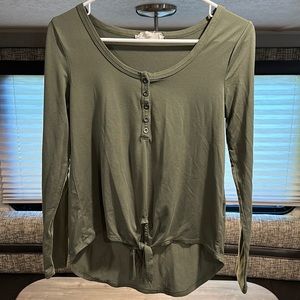 Pink Republic Olive Green Top